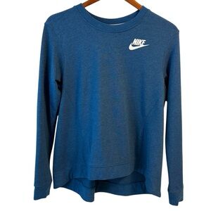 EUC Men’s NikeTri-blend Sportswear Drop tail Crewneck long sleeve shirt/pullover